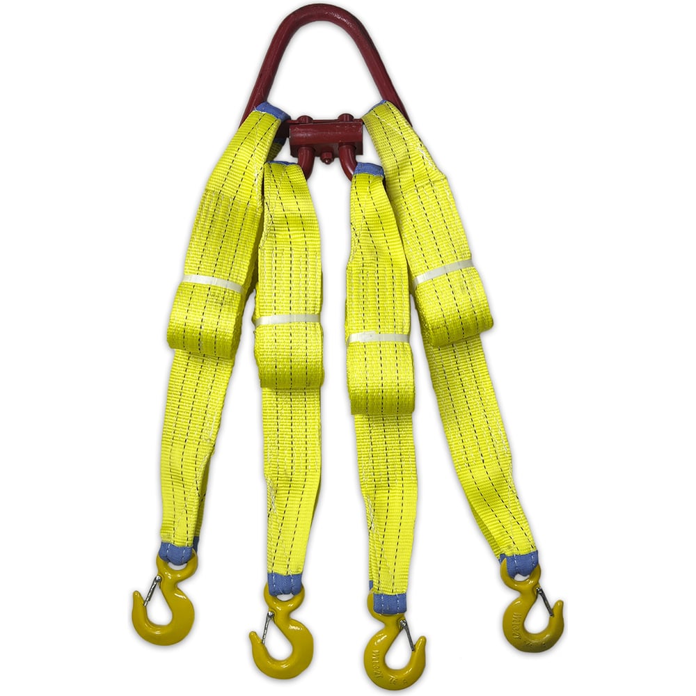 Изображение товара Четырехветвевой текстильный строп ТамбовТехСнаб 6 м 4 ветви грузоподъемность 6 т