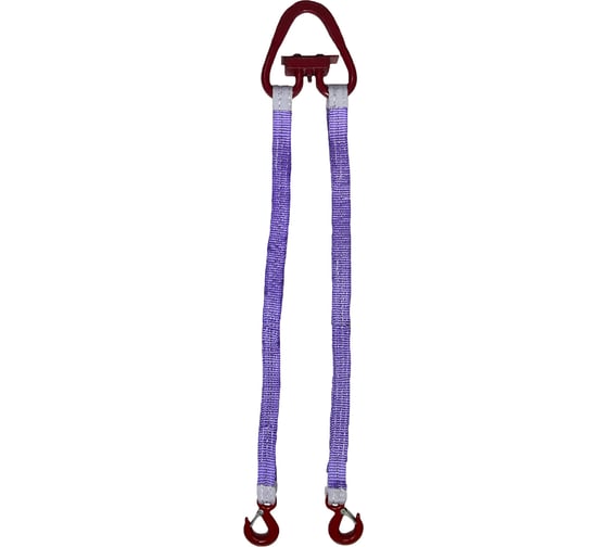 Изображение товара Двухветвевой текстильный строп ТамбовТехСнаб 2СТ 1.25 т, 2.5 м 7930124366047