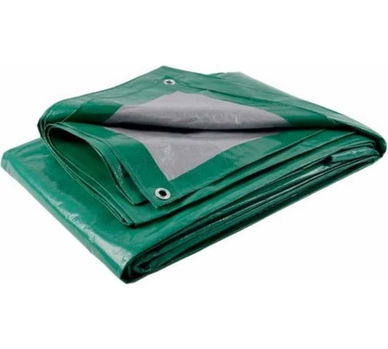 Изображение товара Тент (полог, баннер) 2мх3м плотность 120г/м2 тарпаулин повышенной плотности строительный, укрывной, хозяйственный, УФ-стабилизация, синий GAVIAL 2480