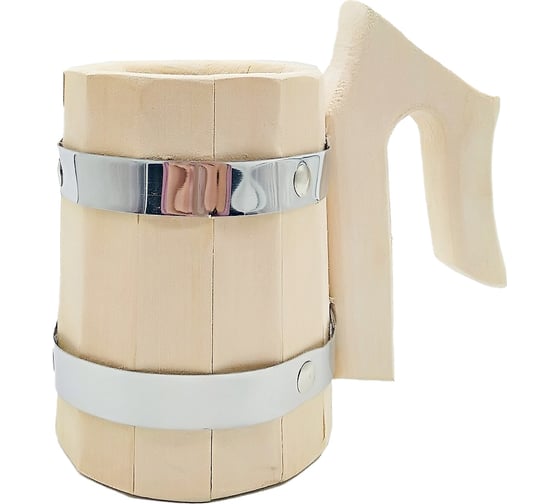 Изображение товара Бондарная кружка Бацькина баня 0.5 л 30022