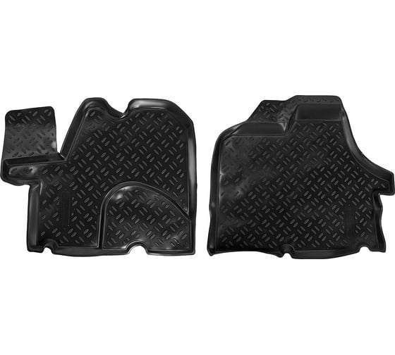 Изображение товара Ковры Airline для Fiat Ducato II 244, 02-, 07-11 Елабуга, 2 шт., высокий борт, 1й ряд, ТЭП, черные ACM-PS-24