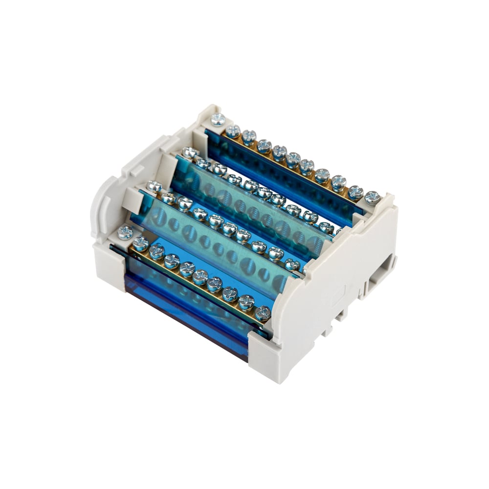 Изображение товара Шина на DIN-рейку 4-полюсная кросс-модуль REXANT 11-2304-11