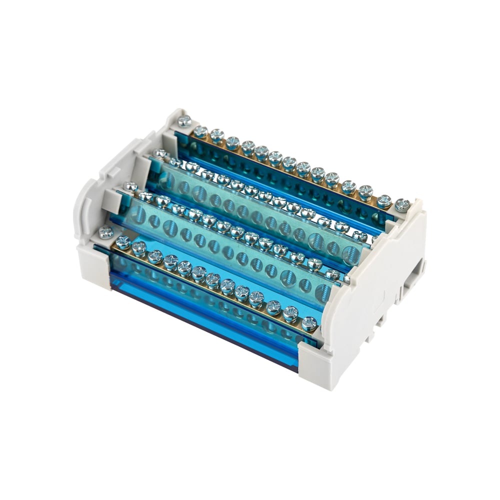 Изображение товара Шина на DIN-рейку в корпусе кросс-модуль REXANT 4x15 11-2304-15