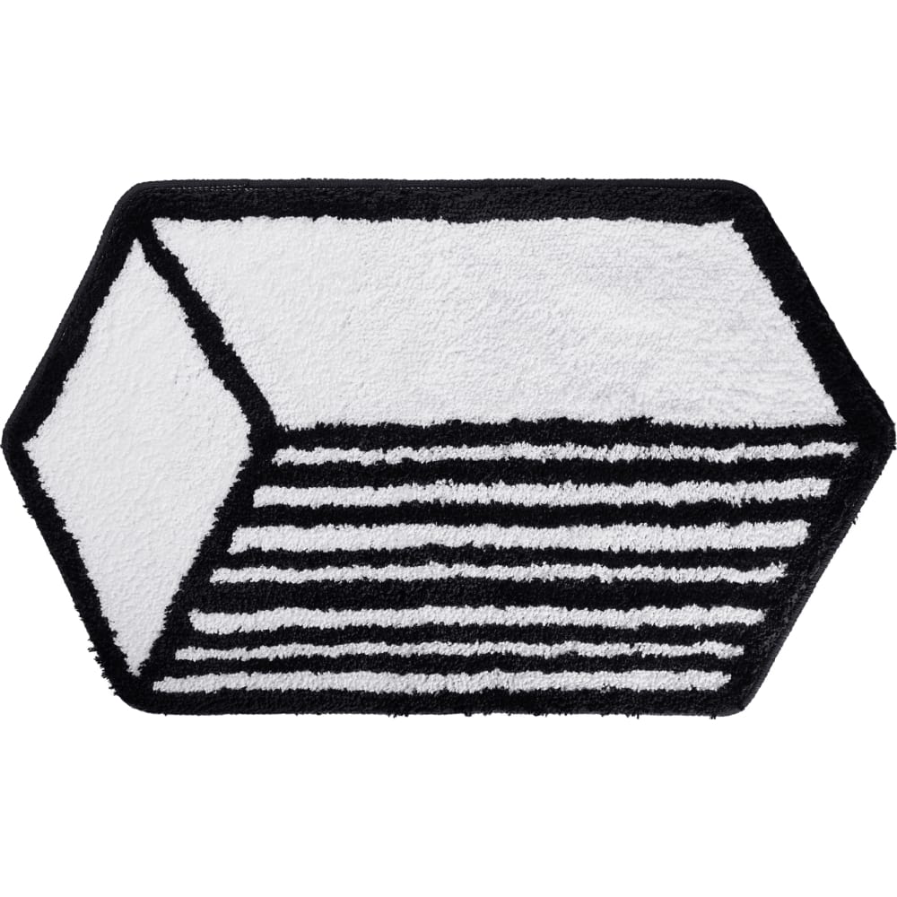 Мягкий коврик для ванной комнаты Moroshka ерш moroshka grafica напольный керамика белый черный