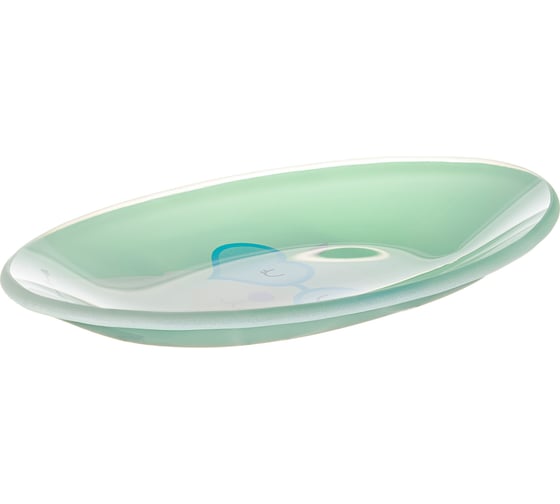 Изображение товара Мыльница Moroshka Lama 10,2x15x2 см., цвет зеленый 923-311-02