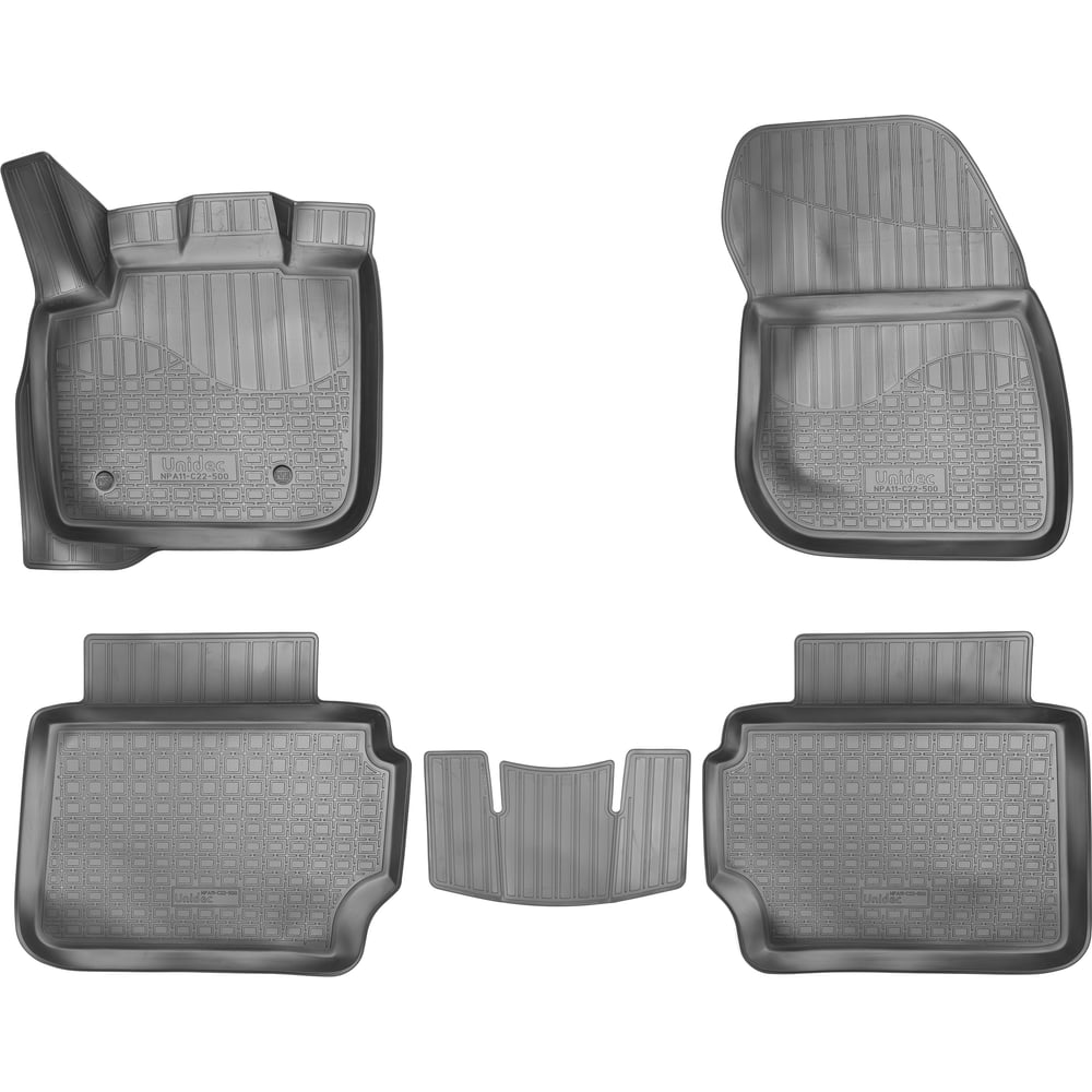 Салонные коврики для Ford Mondeo V 3D 2015\ Ford Fusion III 3D 2012 UNIDEC