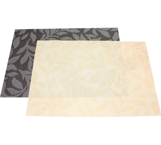 Изображение товара Подстановочная салфетка плейсмат КОШКИН ДОМ 30x45 см, ЛИСТЬЯ, ПВХ 50-10-012