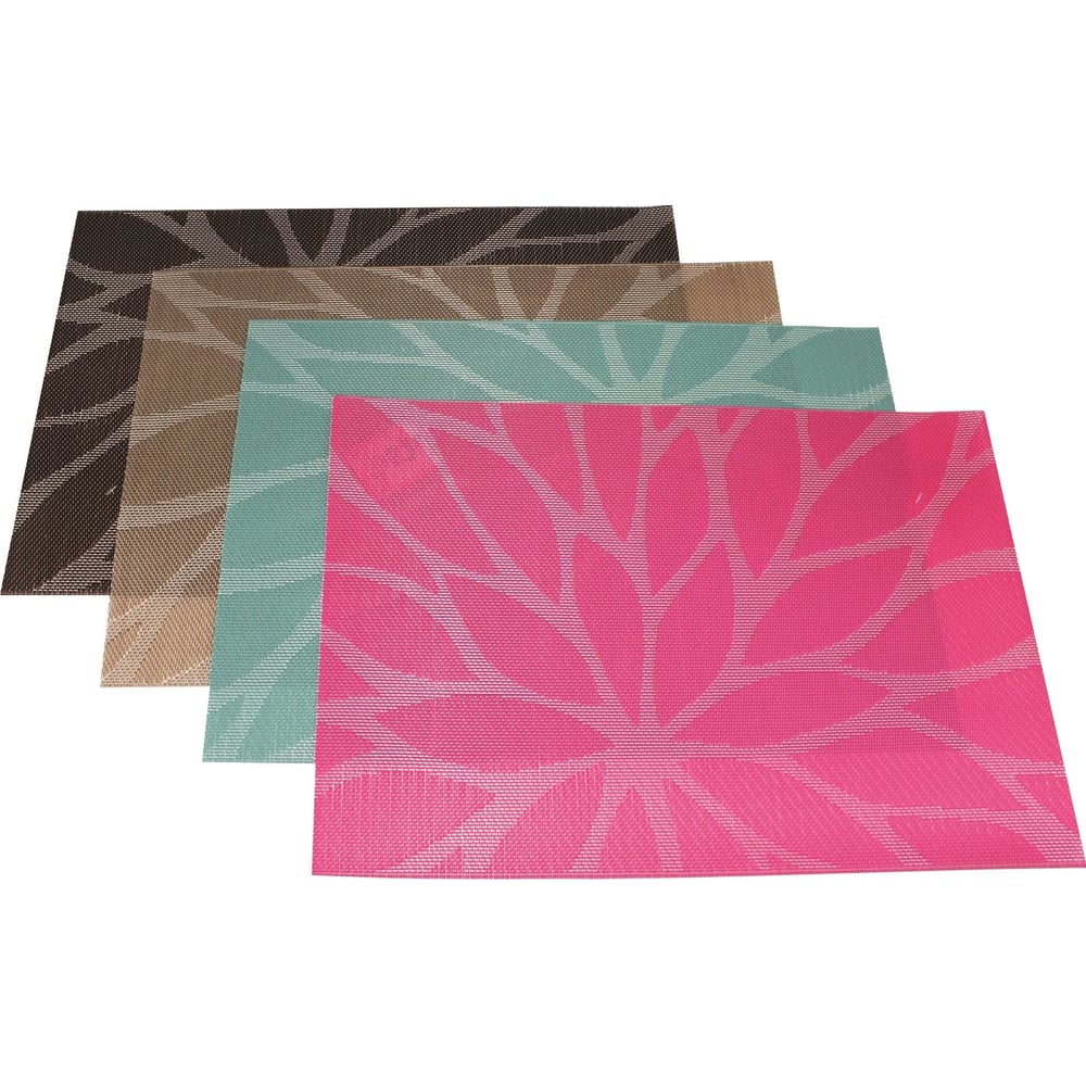 Изображение товара Подстановочная салфетка плейсмат КОШКИН ДОМ ЛОТОС 30x45 см ПВХ цветы