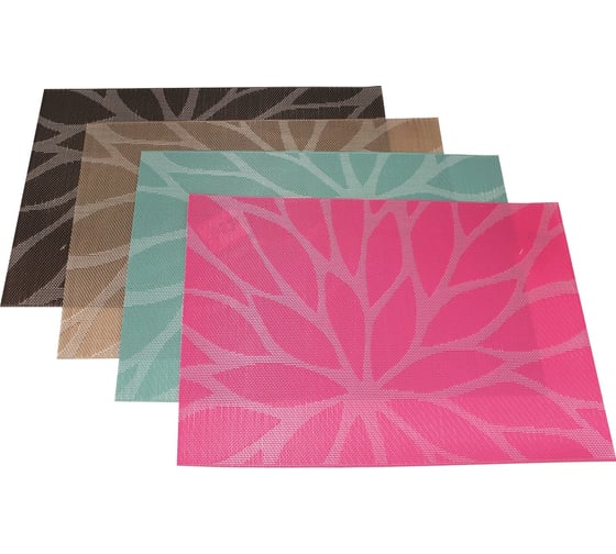 Изображение товара Подстановочная салфетка плейсмат КОШКИН ДОМ 30x45 см, ЛОТОС, ПВХ 50-10-017