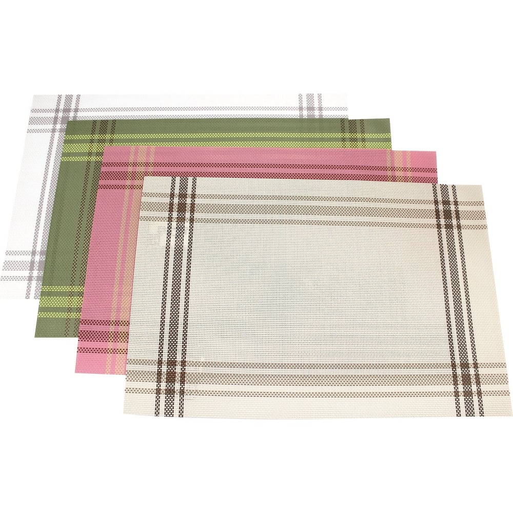 Изображение товара Подстановочная салфетка плейсмат КОШКИН ДОМ 30x45 см из ПВХ геометрический дизайн