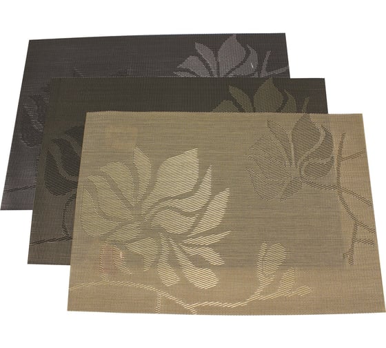 Изображение товара Подстановочная салфетка плейсмат КОШКИН ДОМ 30x45 см, ГАРДЕНИЯ, ПВХ 50-10-011