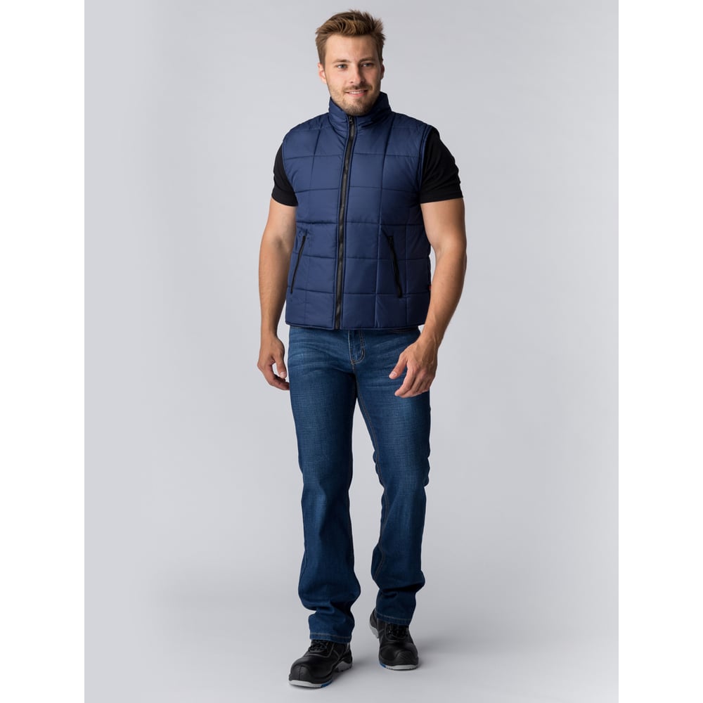 Изображение товара Утепленный жилет Факел Офис темно-синий размер 68-70