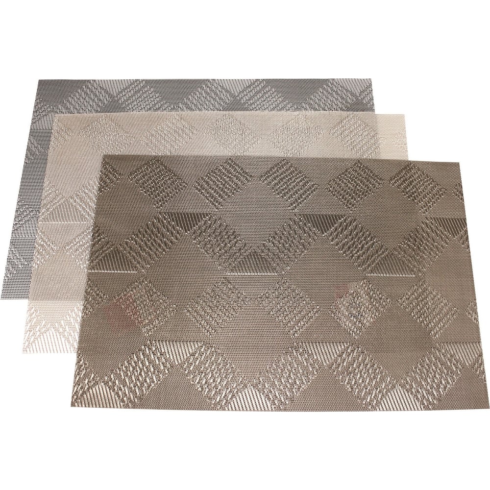 Изображение товара Подстановочная салфетка плейсмат КОШКИН ДОМ 30x45 см, РОМБЫ, ПВХ 50-10-009