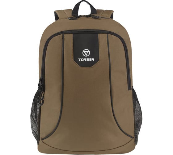 Изображение товара Рюкзак Torber ROCKIT с отделением для ноутбука 15.6", коричневый, полиэстер 600D, 46x30x13 T8283-BRW