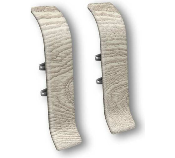 Изображение товара Соединитель для плинтуса IDEAL Классик 55 мм, 229 дуб латте К-П55-С-Ф2 229 дуб ЛАТ