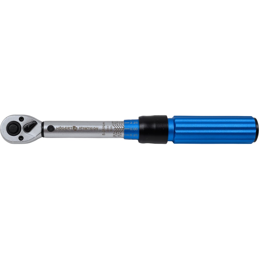 Динамометрический ключ HOEGERT TECHNIK 1/4", 5-25 Нм New HT1W710