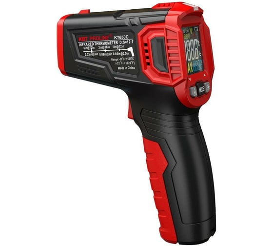 Изображение товара Бесконтактный цифровой пирометр КВТ KT 650C PROLINE 87243