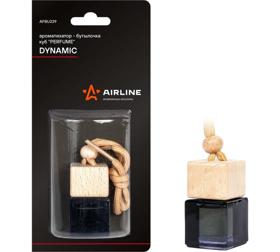 Изображение товара Ароматизатор-бутылочка Airline Perfume куб DYNAMIC AFBU239