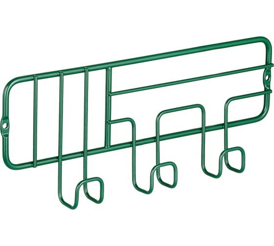 Изображение товара Планка Moroshka Infinity с крючками, 24,9x3,3x10,1 см, цвет зеленый 907-013-02