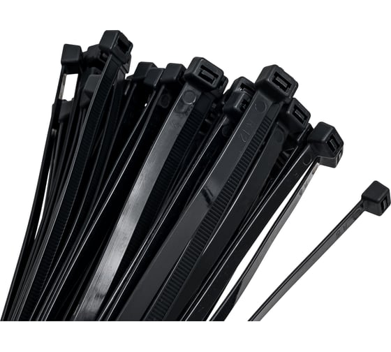 Изображение товара Стяжка MGF нейлоновая, 9х650, черная, 100 шт. 1-202-9-2-90-650