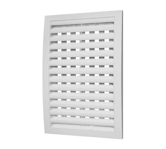 Изображение товара Решетка 2030РРПН наружная ASA вентиляционная регулируемая (200x300 мм; белая) ERA 87-644