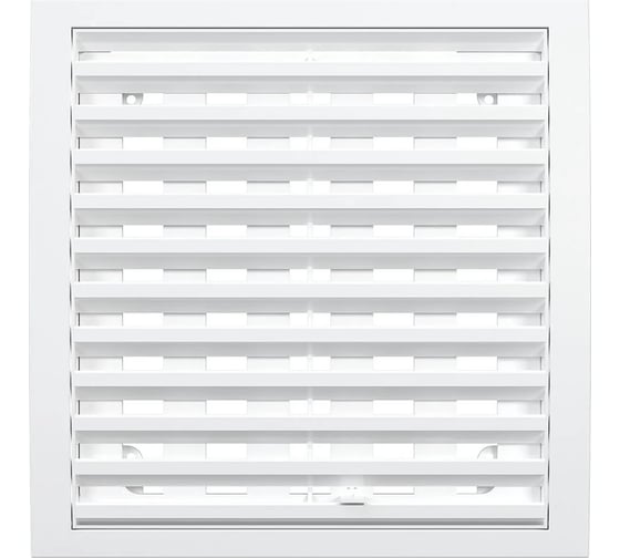 Изображение товара Решетка 1515РРПН наружная ASA вентиляционная регулируемая (150x150 мм; белая) ERA 87-642