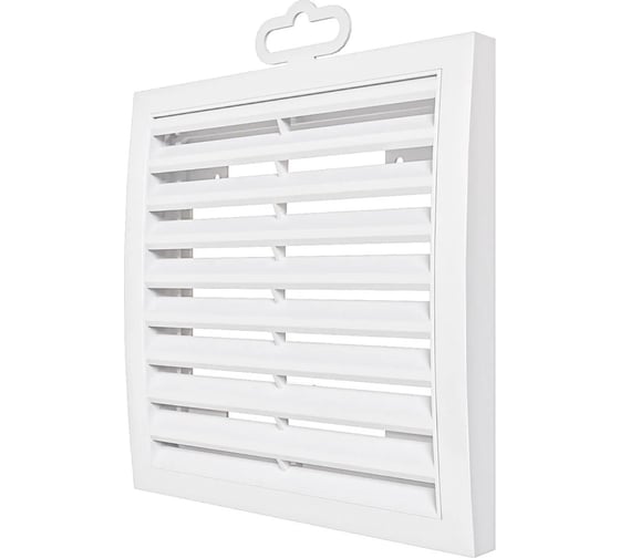 Изображение товара Решетка вентиляционная вытяжная 1515РР (150x150 мм; АБС; белая) ERA 86-410