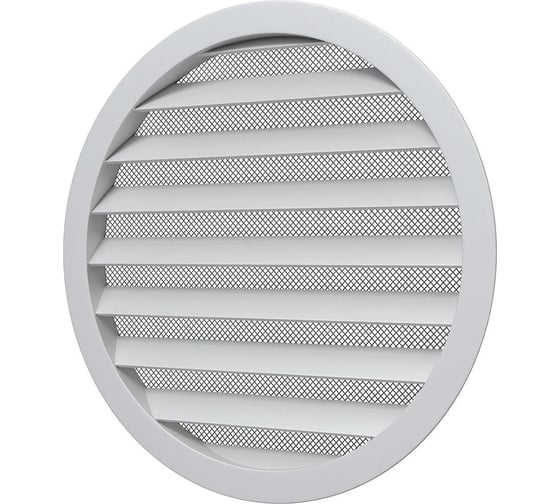 Изображение товара Решетка вентиляционная круглая 20РКМ (225 мм; алюминиевая; с фланцем 200 мм) ERA 86-684