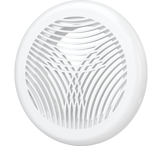 Изображение товара Решетка вентиляционная круглая 12.5РПКФ (164 мм; приточно-вытяжная; АБС; с фланцем 125 мм) ERA 233-053