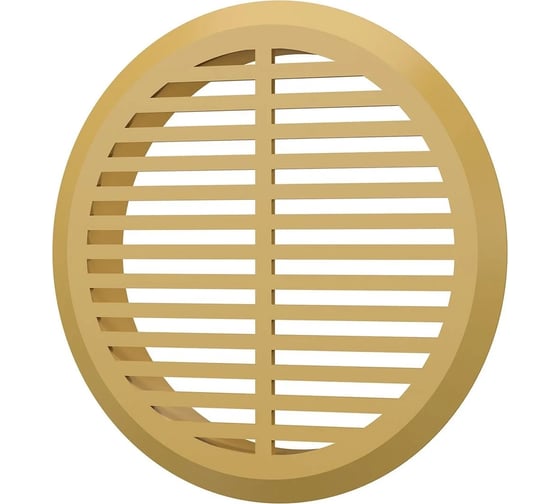 Изображение товара Решетка переточная 05ДП (4 шт; круглая; 50 мм; с фланцем 45 мм; бежевая) ERA 90-01927