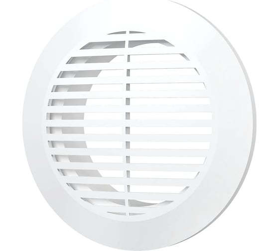Изображение товара Решетка вентиляционная круглая 10РКФ (145 мм; вытяжная; АБС; с фланцем 100 мм) ERA 233-007