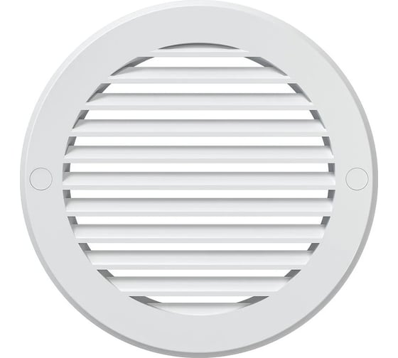 Изображение товара Решетка вентиляционная круглая 12РК (161 мм; вытяжная; АБС; с фланцем 125 мм) ERA 233-057