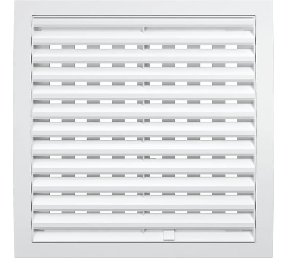 Изображение товара Решетка 2525РРПН наружная ASA вентиляционная регулируемая (250x250 мм; белая) ERA 87-645