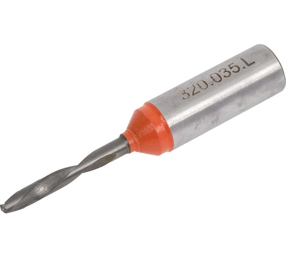 Изображение товара Сверло присадочное глухое 3.5x57x10 мм, для ЛДСП, монолитное, левое WOODWORK 320.035.L