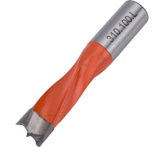 Изображение товара Сверло присадочное глухое 10x57x10 мм, для ЛДСП, левое WOODWORK 310.100.L