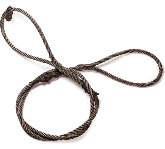 Изображение товара Канатный петлевой строп ТамбовТехСнаб СКП 2.5 т, 1.5 м, заплетка 7930124360922