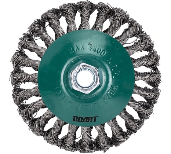 Изображение товара Щетка для УШМ 125 мм, M14, витая проволока ВОЛАТ 81060-125