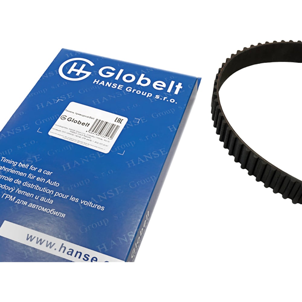 Изображение товара Ремень ГРМ Globelt HZ025 для Chevrolet, Daewoo, Opel модели Aveo, Lanos, Nexia, Astra