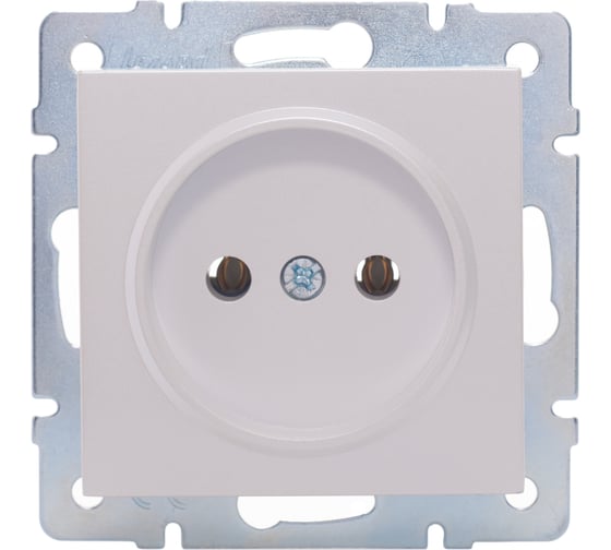 Изображение товара Розетка Lezard VESNA без заземления, ПБТ, жемчужно-белый перламутр 742-3088-121B