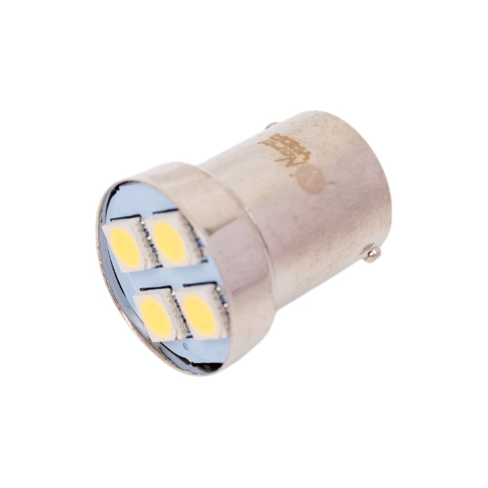 Изображение товара Светодиодная лампа Nord-Yada 12V G18.5 4SMD BA15s 2 шт белая