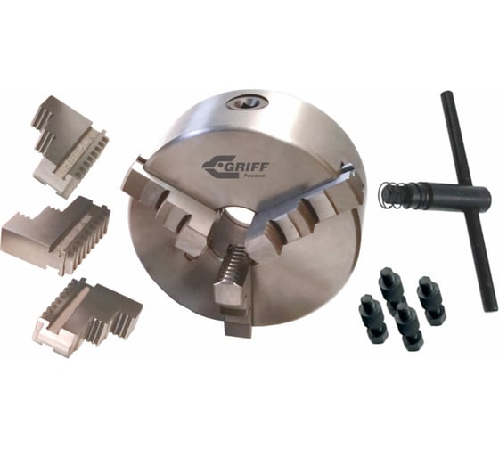 Изображение товара Патрон токарный 3-х кулачковый 7100-0035П К11-250С6 250 мм GRIFF b208366
