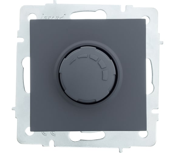 Изображение товара Диммер Lezard VESNA 1000W, графит 742-3488-157