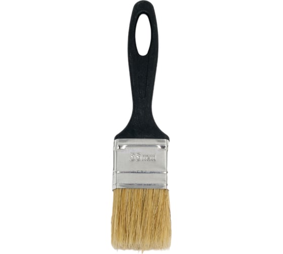 Изображение товара Кисть Акор флейцевая универсальная 35 мм, толщ. 8 мм. нат. щет. 4607044330337