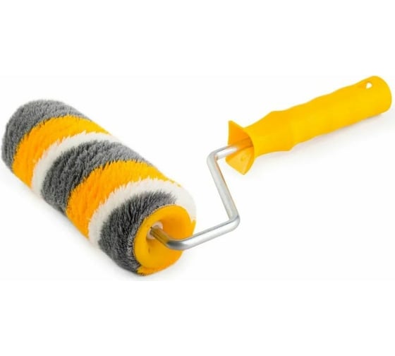 Изображение товара Валик в сборе для эмалей Акор L240 мм, ворс 12 мм, d8 мм, тигр 4607044334168