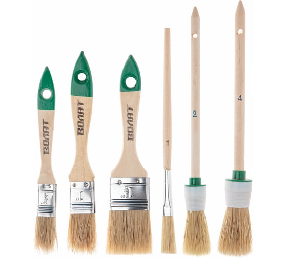 Изображение товара Набор кистей ВОЛАТ 6 предметов 10704-06