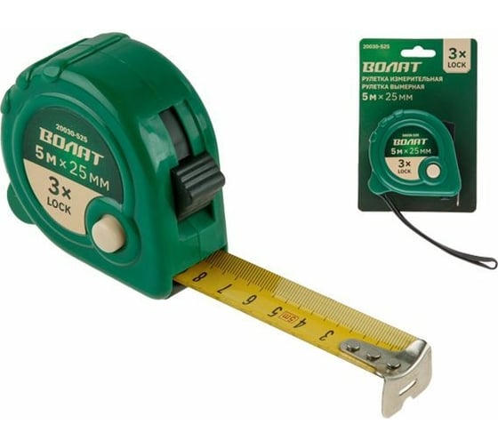 Изображение товара Рулетка ВОЛАТ 5 м 20030-525