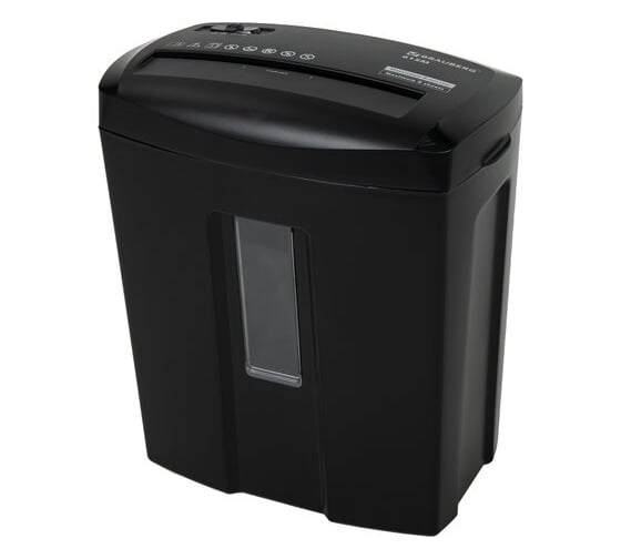 Изображение товара Уничтожитель шредер BRAUBERG 615M 5 уровень секретности, фрагменты 3x12 мм, 6 листов, 15 л 532152