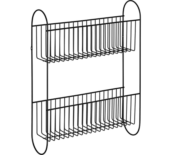 Изображение товара Прямоугольная полка Moroshka Minima 40,8x11,3x52 см., цвет черный 930-002-01