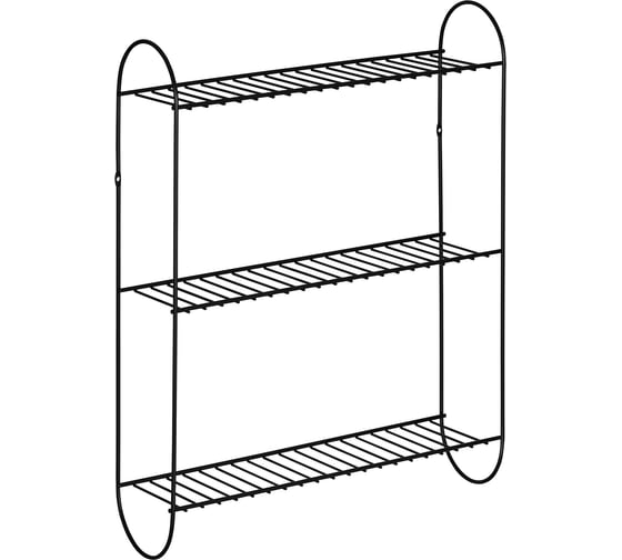 Изображение товара Прямоугольная полка Moroshka Minima 40,8x11,3x52 см., цвет черный 930-003-01