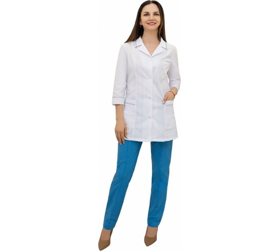 Изображение товара Женский костюм Tekca Line Эконом белый/темно-голубой, р.40-42, рост 158-164 2029120593030